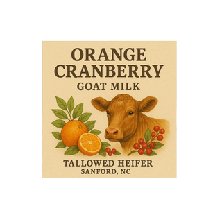 Orange Cranberry Tallow Soap