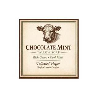Chocolate Mint Tallow Soap