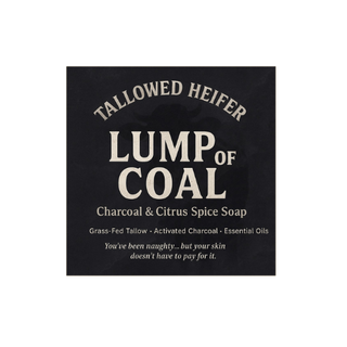 Lump of Coal – Charcoal & Citrus Spice Soap