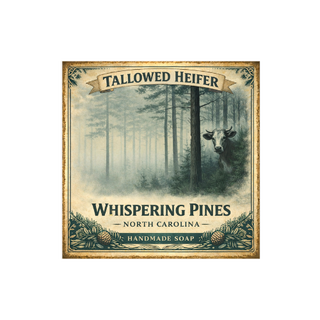 Whispering Pine Tar Tallow Soap