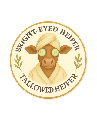 Bright-Eyed Heifer Eye Cream, coffee, grass-fed tallow eye cream — Tallowed Heifer