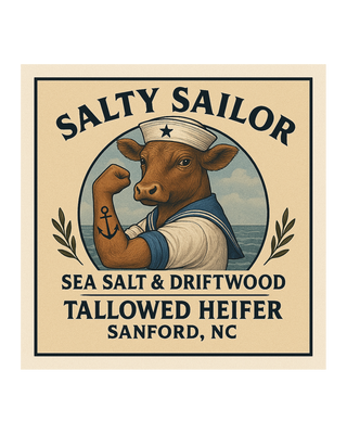 Salty Sailor, grass-fed tallow soap — Tallowed Heifer