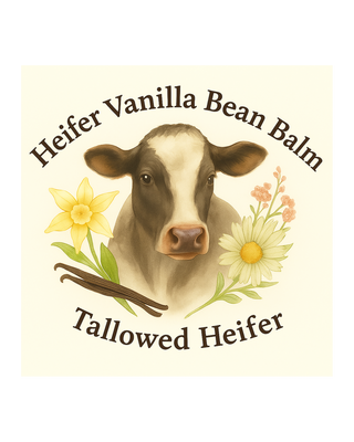 Vanilla Bean, grass-fed tallow balm — Tallowed Heifer